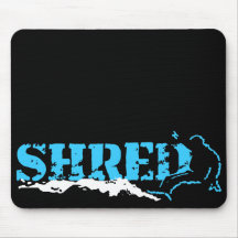 snowboard. shred. mouse pads