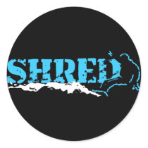 snowboard. shred. stickers