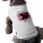 Snowboard Silhouette Pet T-shirt