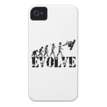 Snowboard Snowbording Sport Evolution Art Case-Mate iPhone 4 Case