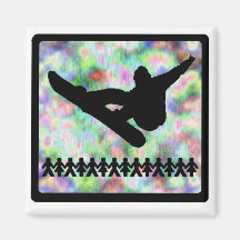 Snowboard The Domes Magnets