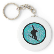 Snowboard the Plex Key Chain