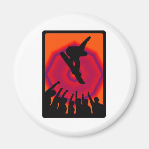 Snowboard the Sources Magnet