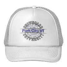 Snowboard University - Park City UT Mesh Hat