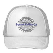 Snowboard University - Squaw Valley CA Hat