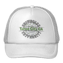 Snowboard University - Tahoe City CA Mesh Hat