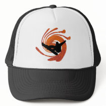 Snowboard zone of mesh hats