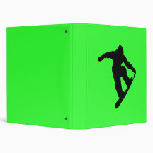 Snowboarder 3 Ring Binder