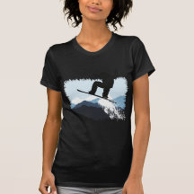 Snowboarder Action Jump Tshirts