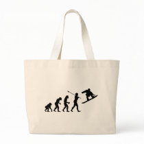 Snowboarder Tote Bags