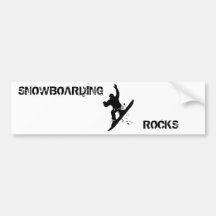 Snowboarder Bumper Stickers