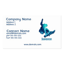 Snowboarder BUsiness Card