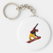 Snowboarder Key Chain