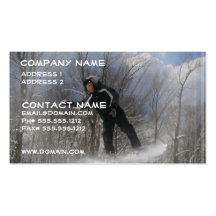 Snowboarding 360 Business Card