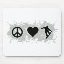 Snowboarding 3 mouse pad