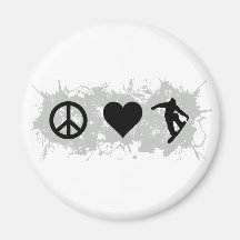 Snowboarding 3 refrigerator magnets