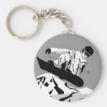 Snowboarding 5 key chains