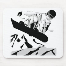 Snowboarding 5 mousepad