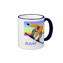 Snowboarding Bleah Coffee Mug