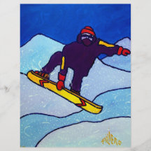 Snowboarding by Piliero Flyer