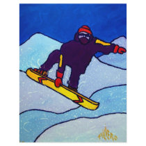 Snowboarding by Piliero