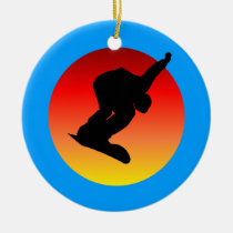 snowboarding ornaments