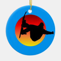 snowboarding ornaments