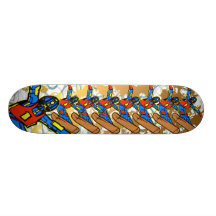 Snowboarding Custom Skateboard
