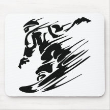 Snowboarding Extreme Sports Mouse Pad