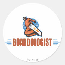 Snowboarding humoristique adhésif