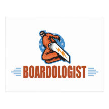 Snowboarding humoristique carte postale