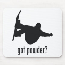 Snowboarding Mouse Pad