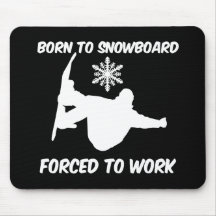 Snowboarding Mouse Pads