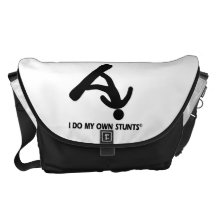 Snowboarding My Own Stunts Commuter Bag