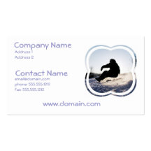 Snowboarding Pictures Business Card