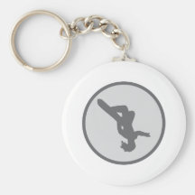 snowboarding snowboard jump keychains