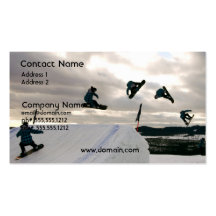 Snowboarding Tricks Business Card
