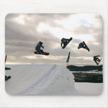 Snowboarding Tricks Mouse Pad