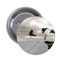Snowboarding Tricks Round Button