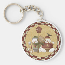 Snowbodies Home Snowmen Keychains