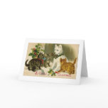 SNOWCAT VINTAGE CHRISTMAS cards