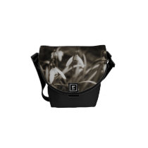 Snowdrops in Sepia mini messenger bag messenger bags