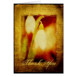 Snowdrops with Textures Thank You Card