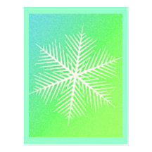 SNOWFLAKE 4 POST CARDS