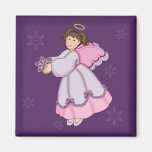 Snowflake Angel Fridge Magnet