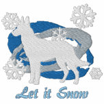Snowflake Belgian Malinois Embroidered Shirt