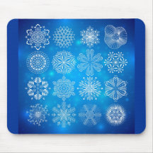 snowflake bl mousepad