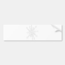 snowflake bumper stickers