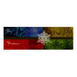 Snowflake Christmas gift cards Business Card
