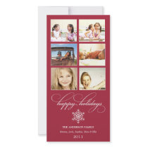 SNOWFLAKE COLLAGE | HOLIDAY PHOTO CARD